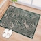 World Rug Gallery Contemporary Palm Leaf Textured Flat Weave Indoor/Outdoor Area Rug 2' x 3' Green 118GREEN2X3 - alternate 1